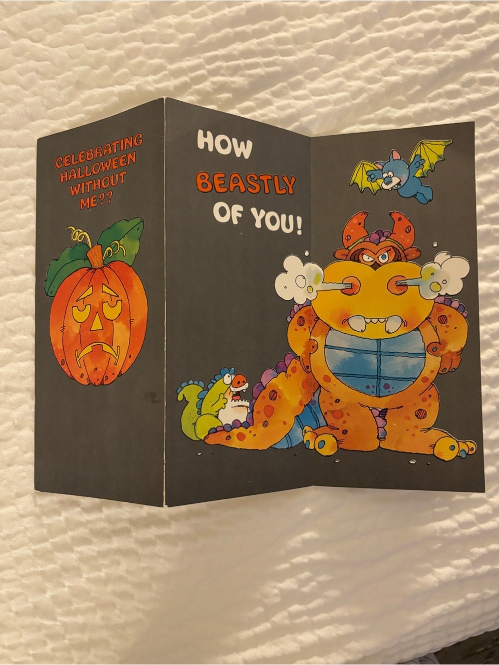 10 Vintage Halloween Cards + 1 Vintage Postcard - Picture 4 of 13